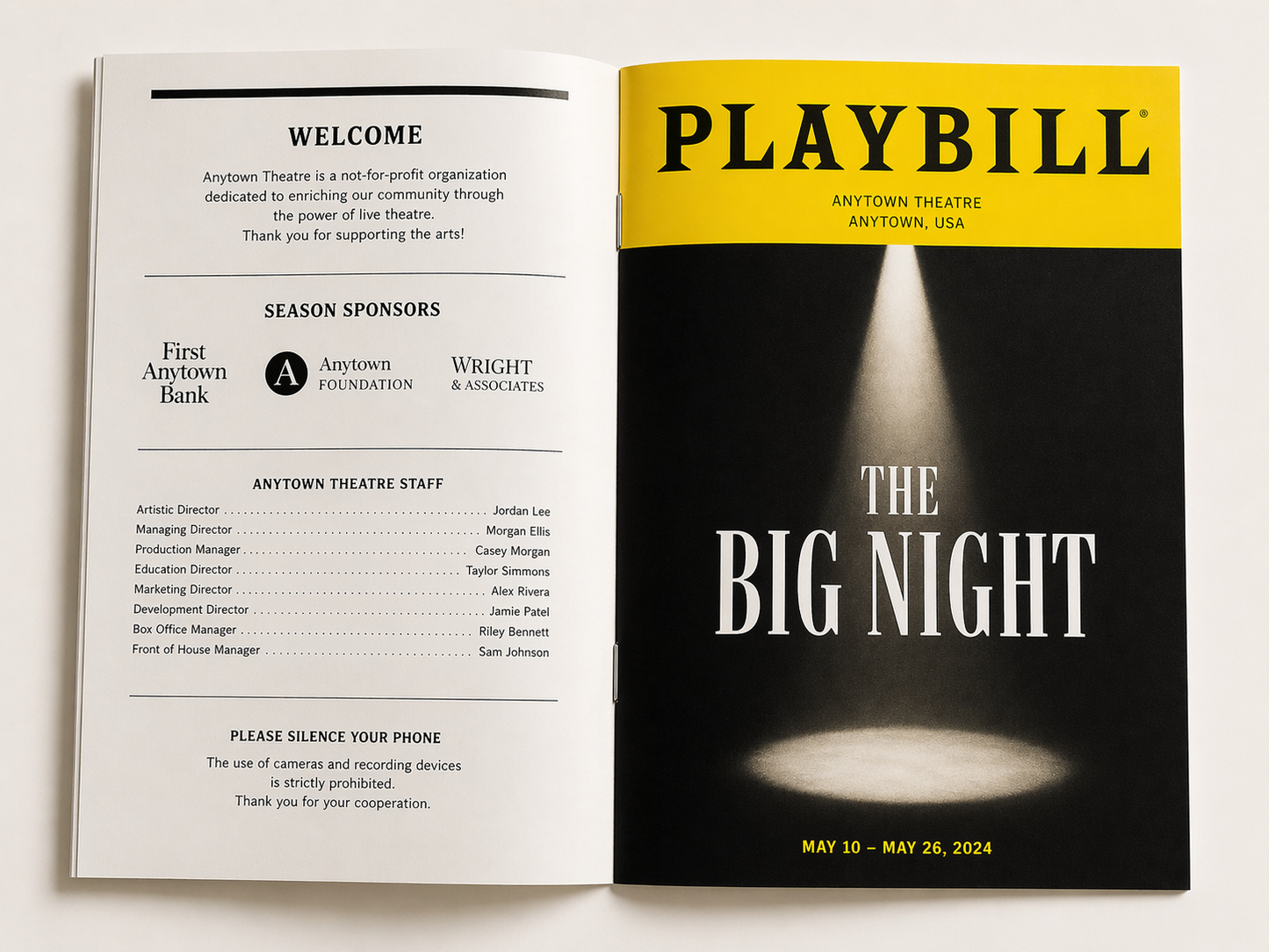 Playbill / Event Program