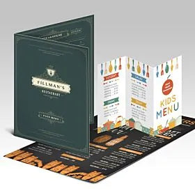 Restaurant Menu — Laminated Flat